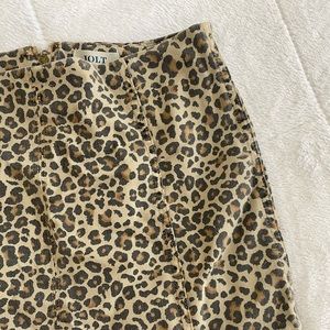 Like new cheetah print skirt